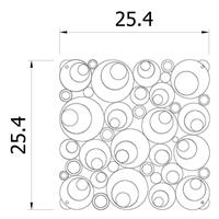 VedoNonVedo Settantuno decorative partitions - transparent orange 5